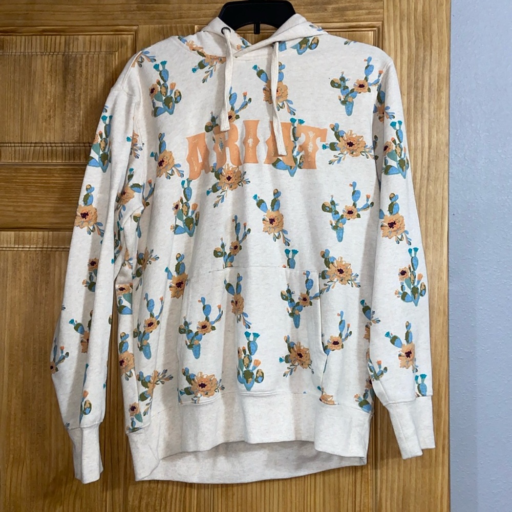 Ariat hoodie with cactus print